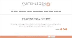 Desktop Screenshot of kartenlegen.org