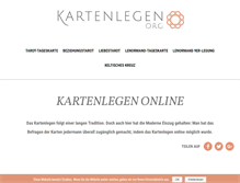 Tablet Screenshot of kartenlegen.org